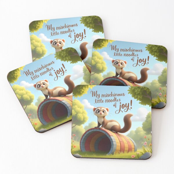 Item preview, Ferrets: Chaos in a Furry Noodle Form designed and sold by nhk999.