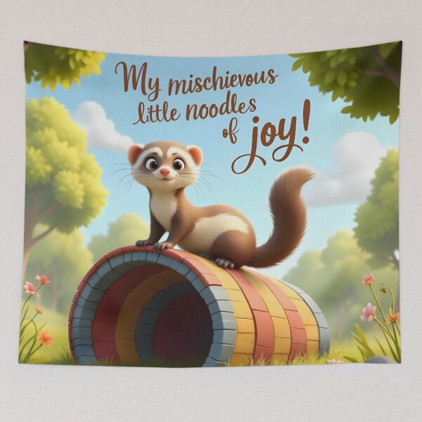 Item preview, Ferrets: Chaos in a Furry Noodle Form designed and sold by nhk999.