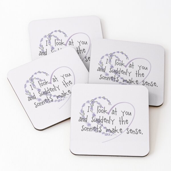 Item preview, I look at you and suddenly the sonnets make sense. designed and sold by Pinu92.