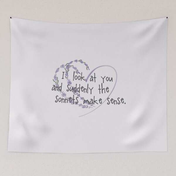 Item preview, I look at you and suddenly the sonnets make sense. designed and sold by Pinu92.