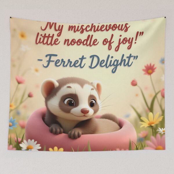 Item preview, Ferrets Are Mischievous Little Noodles of Joy  designed and sold by nhk999.