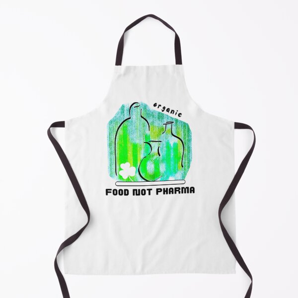 Item preview, Food Not Pharma – Hand-Drawn Green Wellness Illustration designed and sold by baskamade.