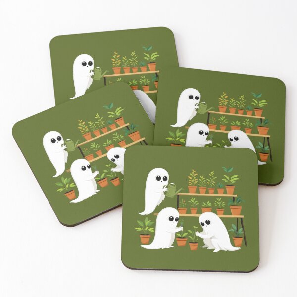Item preview, Ghost Gardeners – Cute Plant Loving Spirits designed and sold by Dakson Design - Fantasy Art.