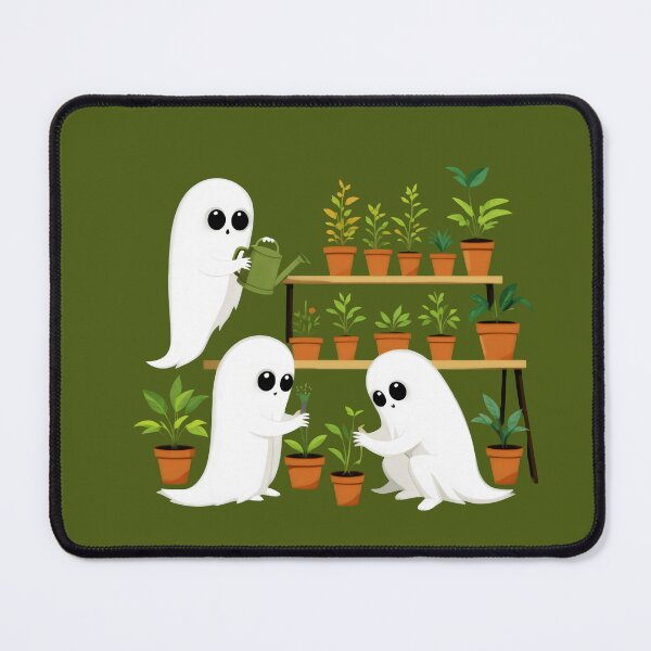 Item preview, Ghost Gardeners – Cute Plant Loving Spirits designed and sold by Dakson Design - Fantasy Art.