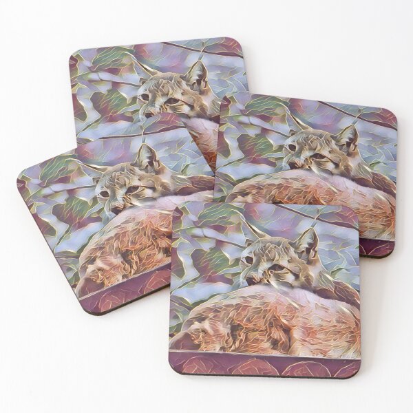 Item preview, Big Cat Lookout In Gemstone designed and sold by Fearless-Fox.