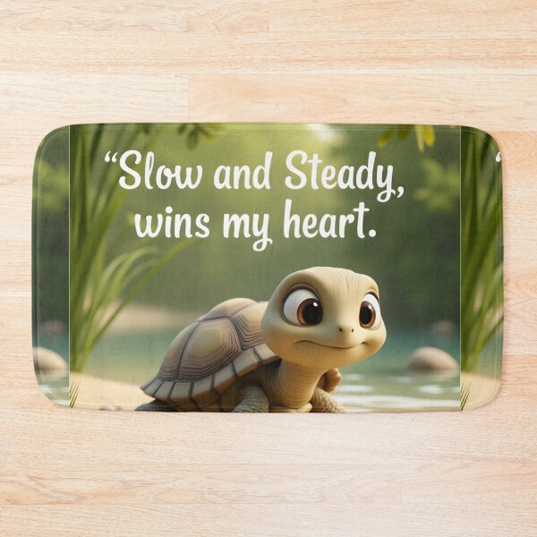 Item preview, Slow and Steady Wins My Heart – Cute Turtle  designed and sold by nhk999.