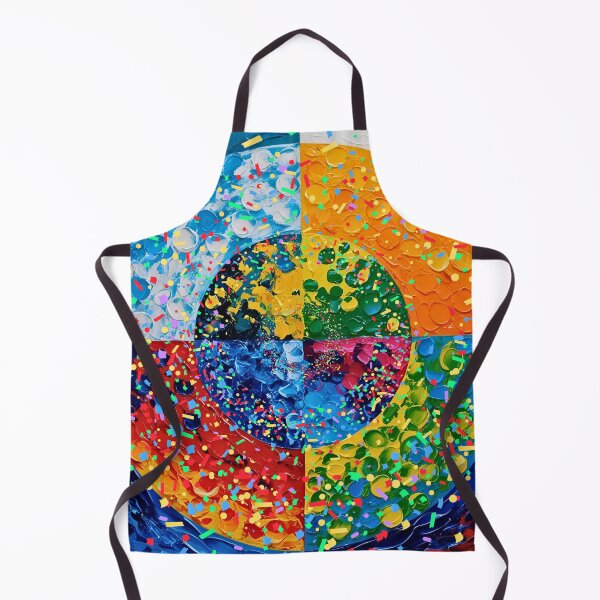 Item preview, Colorful Circles abstract art designed and sold by Modern-Tropical.