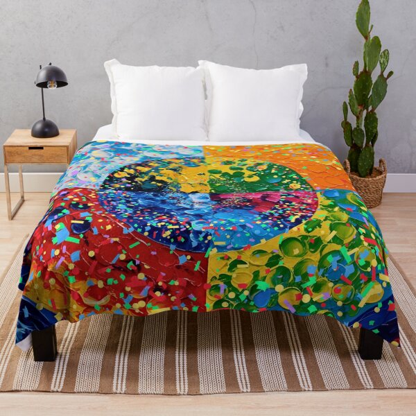 Item preview, Colorful Circles abstract art designed and sold by Modern-Tropical.