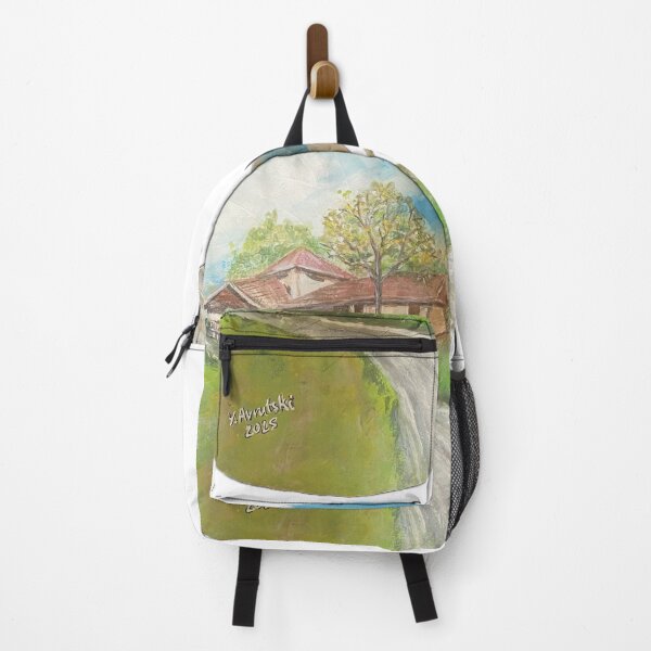 Item preview, Beautiful rural landscape – Acrylic on Real Tree leaves designed and sold by Julia's Print Studio .