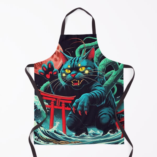 Item preview, Kaiju Cat Destroyer Japanese/Pop Culture designed and sold by ModernJapan.