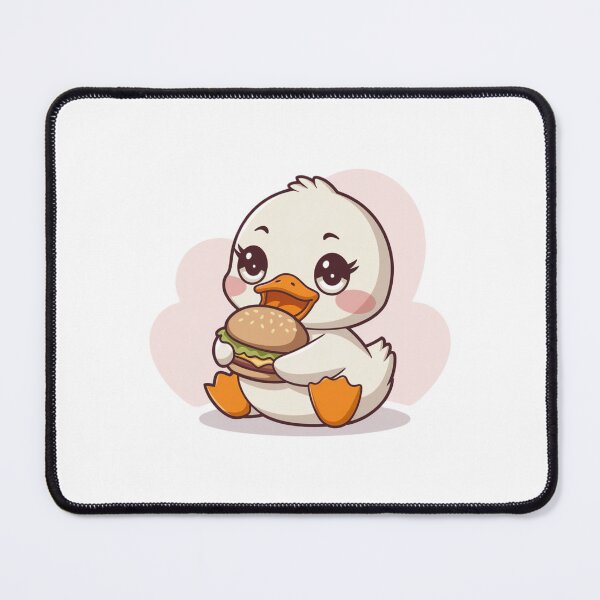 Item preview, duck eating burger designed and sold by Eternalski.
