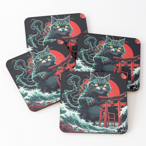 Item preview, Giant Kaiju Cat Inspired by Japan designed and sold by ModernJapan.