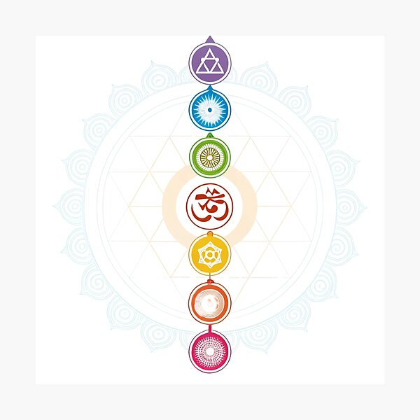 Item preview, Chakras symbol  designed and sold by Lucky 777.