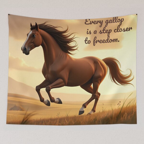 Item preview, Every Gallop is a Step Closer to Freedom designed and sold by nhk999.