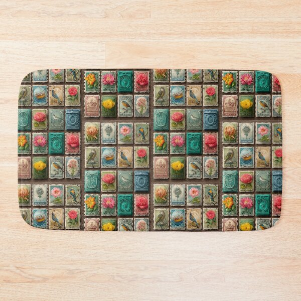 Item preview, Vintage Stamp Collection Art designed and sold by aimazing_life.