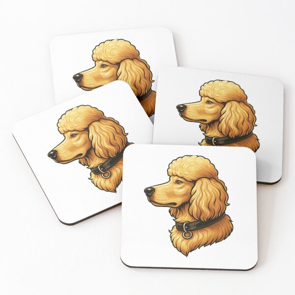 Item preview, Poodle Side Profile – Classy Vintage Dog Illustration designed and sold by ranker666.