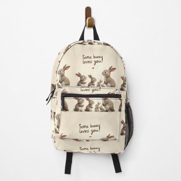 Item preview, Some Bunny Loves You - Adorable Rabbit Quote designed and sold by nhk999.