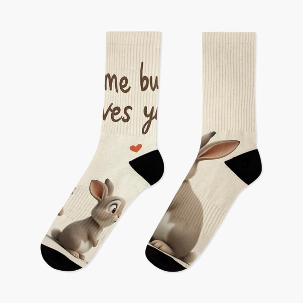 Item preview, Some Bunny Loves You - Adorable Rabbit Quote designed and sold by nhk999.