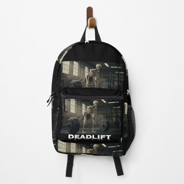 Item preview, Dead Deadlifting Skeleton Powerlifter Design designed and sold by PowerfulPrinted.