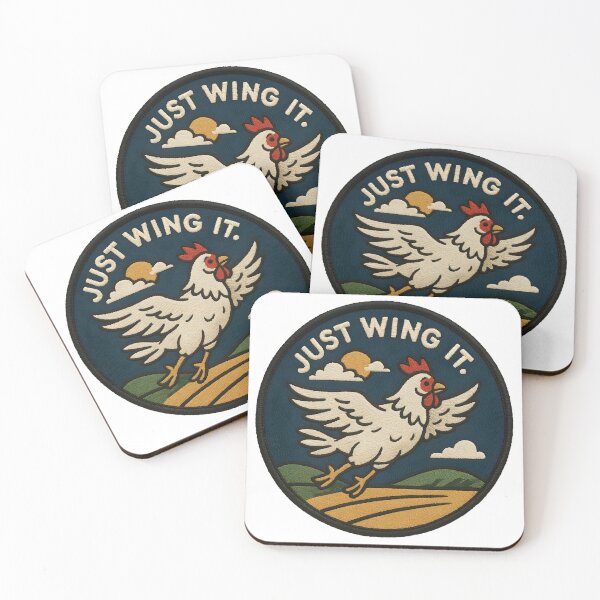Item preview, Just Wing It. Funny Slogan. designed and sold by aishow.