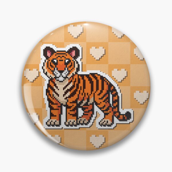 Artikelvorschau, Papercut Pixel Zoo: Tiger entworfen und verkauft von paperxpixels.