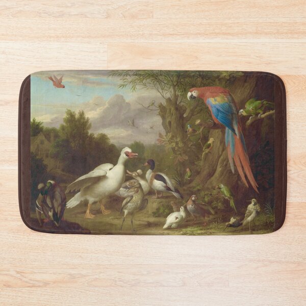 Item preview, A Macaw, Ducks, Parrots and Other Birds in a Landscape by Jakob Bogdani designed and sold by Amanda1775.