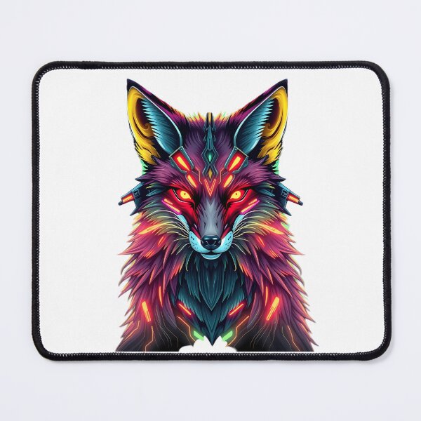 Item preview, Neon Cyber Fox designed and sold by DaniArtDesign81.