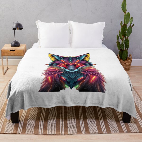 Item preview, Neon Cyber Fox designed and sold by DaniArtDesign81.
