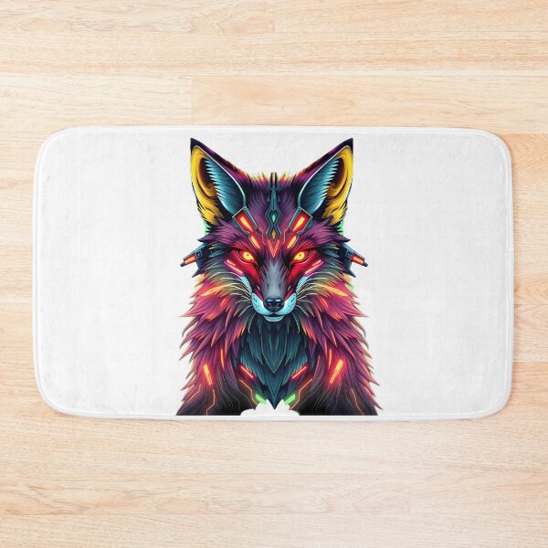 Item preview, Neon Cyber Fox designed and sold by DaniArtDesign81.
