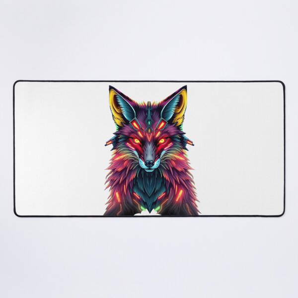 Item preview, Neon Cyber Fox designed and sold by DaniArtDesign81.
