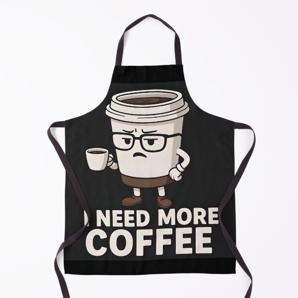 Item preview, Grumpy Coffee Cup Demands More Caffeine – Funny Morning Quote designed and sold by Amr Siam.