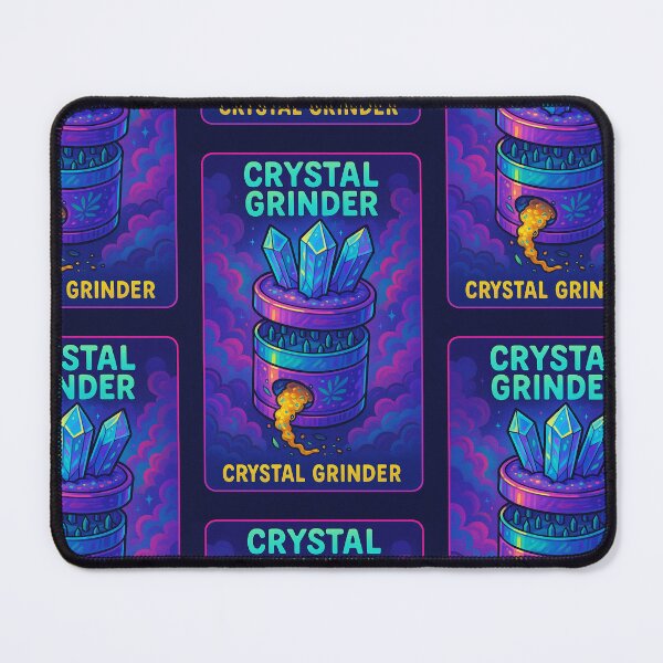 Item preview, Crystal Grinder – Shine Bright, Smoke Tight designed and sold by DabGraphic.