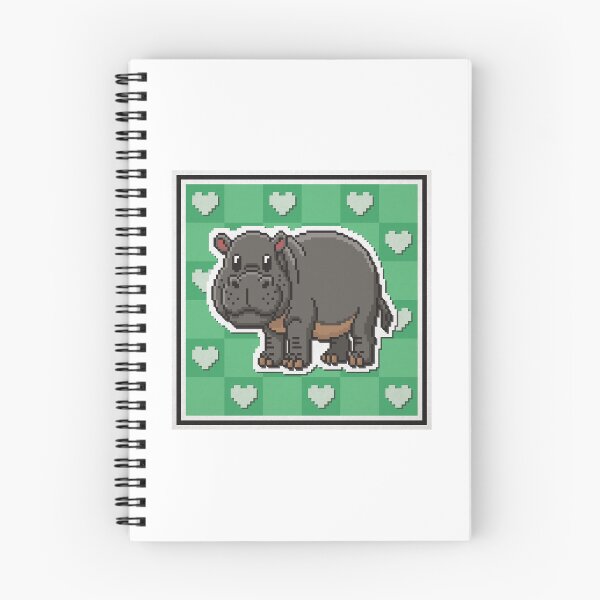 Item preview, Papercut Pixel Zoo: Hippopotamus designed and sold by paperxpixels.