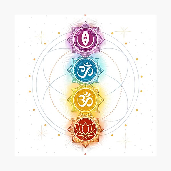 Item preview, Chakras symbol  designed and sold by Lucky 777.