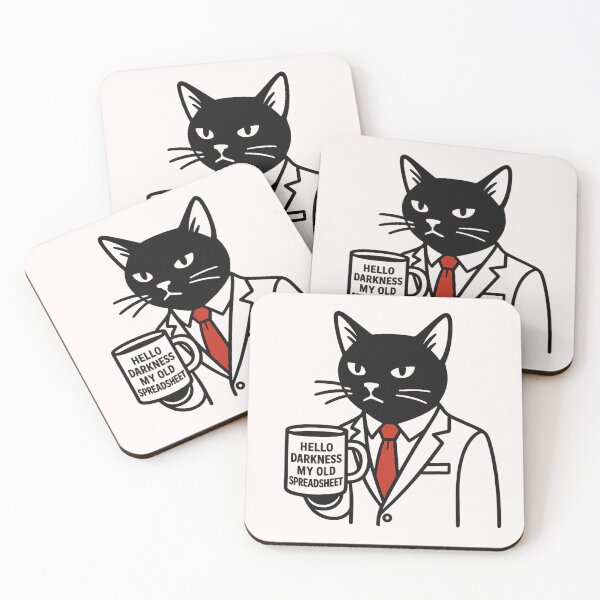 Item preview, Spreadsheet Cat  designed and sold by MindsInBloom.