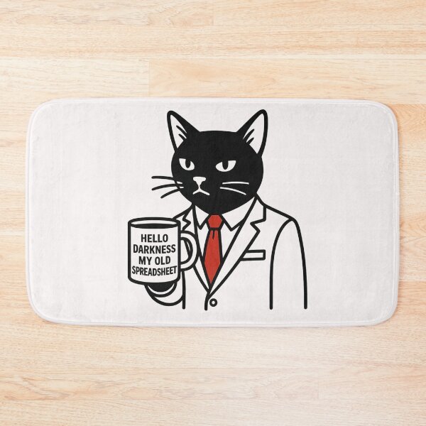Item preview, Spreadsheet Cat  designed and sold by MindsInBloom.