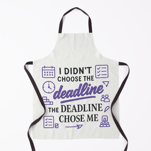 Item preview, I Didn't Choose the Deadline, the Deadline Chose Me – Funny Project Manager Gift Design designed and sold by WorkBuddyGifts.