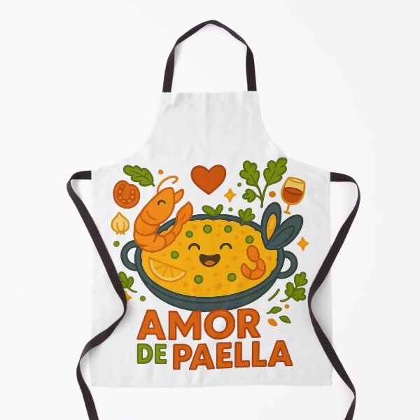 Item preview, Amor de Paella Cute Spanish Food Art designed and sold by DonnyFoodGadget.