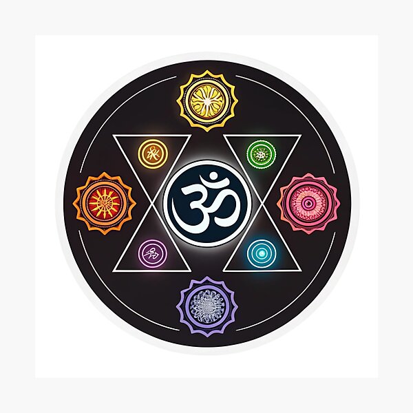 Item preview, Chakras symbol  designed and sold by Lucky 777.