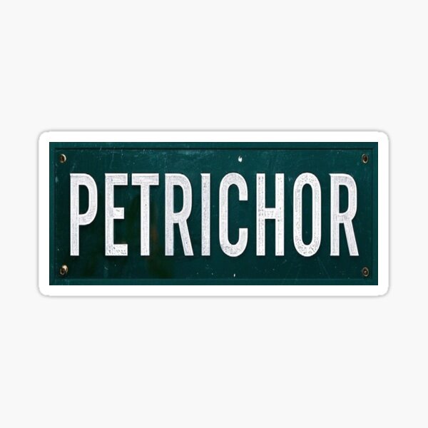 Item preview, petrichor text design designed and sold by CrowDesign46.