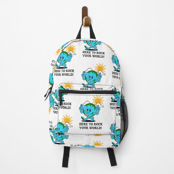 Item preview, Here to rock your world! designed and sold by NicMacTees.