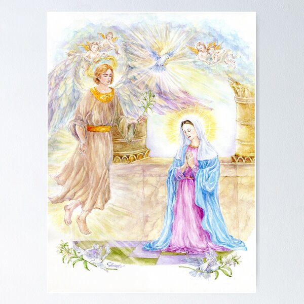 Item preview, The Annunciation of the Blessed Virgin Mary designed and sold by Cristina  Hansen.