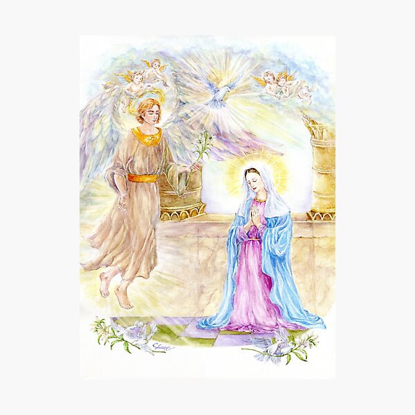 Item preview, The Annunciation of the Blessed Virgin Mary designed and sold by Cristina  Hansen.