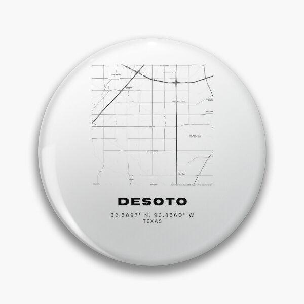 Item preview, Mapa de DeSoto: Póster minimalista de la ciudad del sur de DFW designed and sold by RM-Journey.