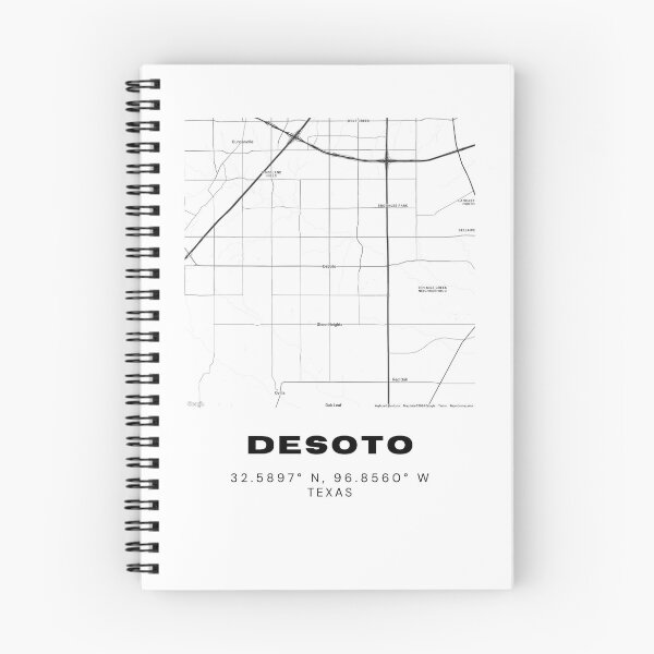 Item preview, Mapa de DeSoto: Póster minimalista de la ciudad del sur de DFW designed and sold by RM-Journey.