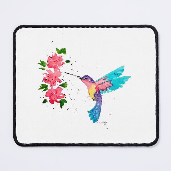 Item preview, Hummingbird "Freedom" Original Watercolor Painting by Emily Albright designed and sold by ARTwithAlbright.