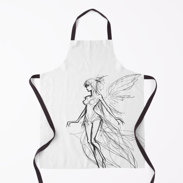 Item preview, Ethereal Fairy Flight - Line Art Magic designed and sold by ShadowAndSlate.