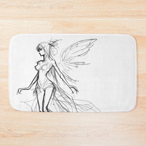 Item preview, Ethereal Fairy Flight - Line Art Magic designed and sold by ShadowAndSlate.
