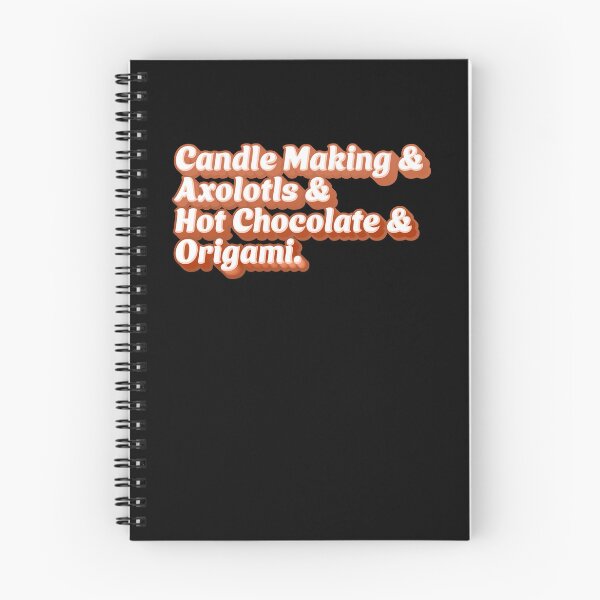 Item preview, Candle Making & Axolotls & Hot Chocolate & Origami designed and sold by jazzydevil.