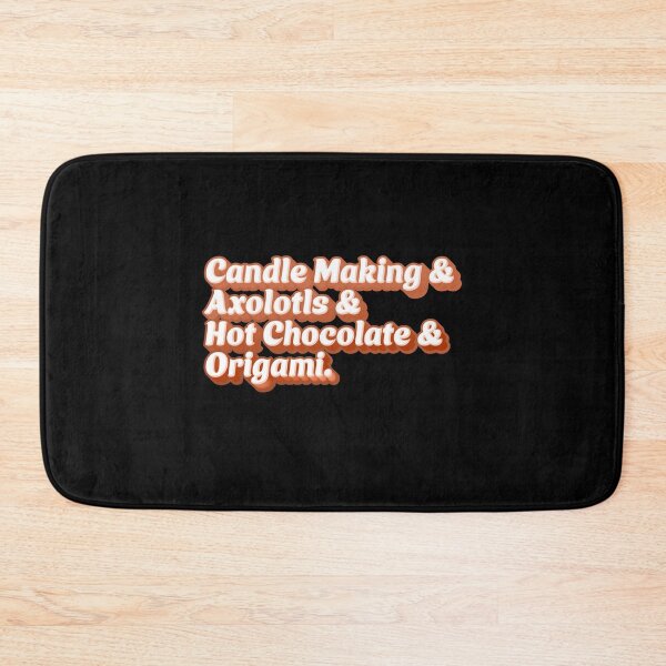 Item preview, Candle Making & Axolotls & Hot Chocolate & Origami designed and sold by jazzydevil.